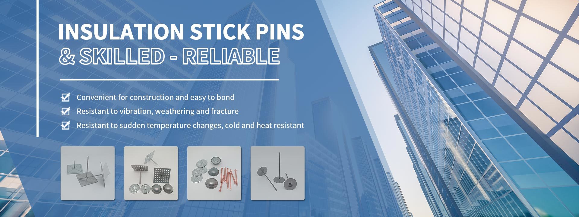 quality Self Adhesive Insulation Stick Pins factory