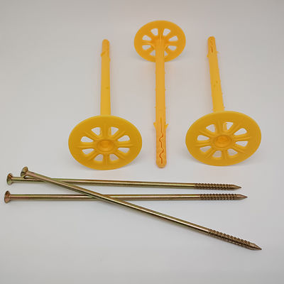 Buy Drywall Dowel Board Plastic Insulation Fasteners Round Head 50mm 55mm online manufacture