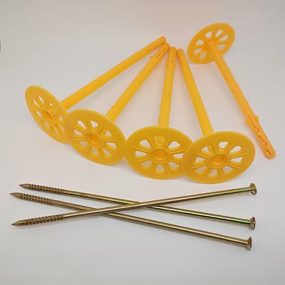 comprare Fissaggio per isolamento in plastica PP, tassello per isolamento in nylon per parete, testa piatta online manufacture