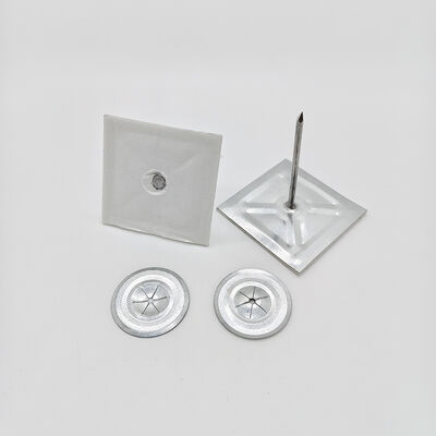 kopen 50 x 50mm Voet 12GA Peel Press Hanger Zelfklevende Plak Hanger Vastgeplakt Isolatiepin Isolatiehanger Fabrikant online manufacture