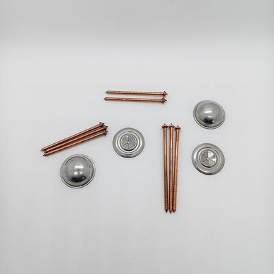 شراء سدادة الحائط الحائط المصفوفة بالنحاس 3x125mm مع غسالة القفل السريع الفولاذ المقاوم للصدأ وأغطية قفل HVAC online manufacture