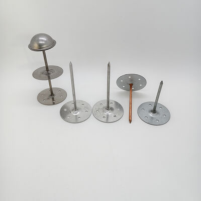 acheter Fixation de laine de roche laine de verre base carrée base galvanisée feuille collée épingles épingles isolantes auto-adhésives online manufacture