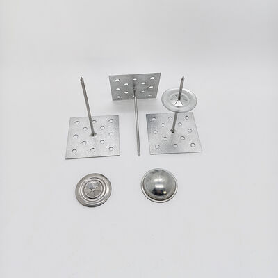 comprar Caldeiras de isolamento de base galvanizadas perfuradas de grau industrial com diâmetro de cabeça de 50 mm para fixação em parede externa online manufacture