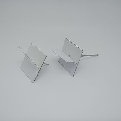 Buy Galvanized Steel Self Adhesive Insulation Pin with 0.3mm-0.5mm Base Thickness and Round Self Locking Washers for Rock Wool Fixing online manufacture