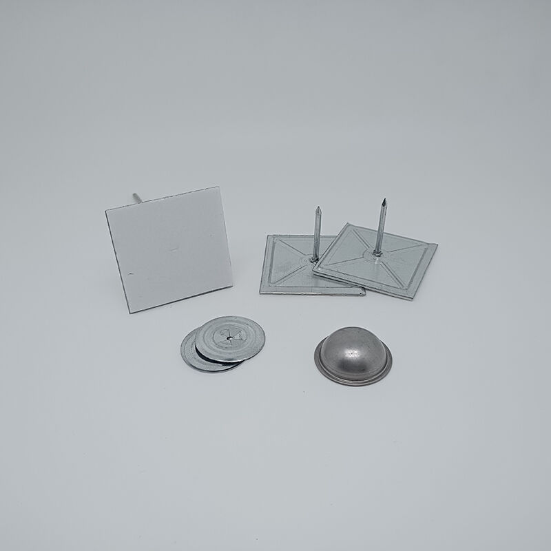 Galvanized Steel Self Adhesive Insulation Pins with Self Locking ...