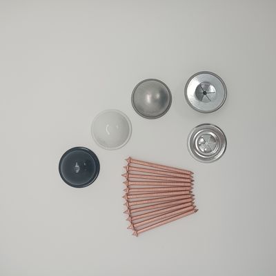 3*80mm Insulation Capacitor Discharge Weld Pins Smooth Shank Type Cuphead Weld Pins