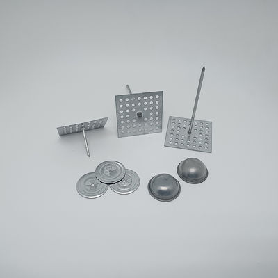 Perforated Stick Pins For Insulation Aluminum For Foam Board Wall Floor Ceiling Plaster Washer