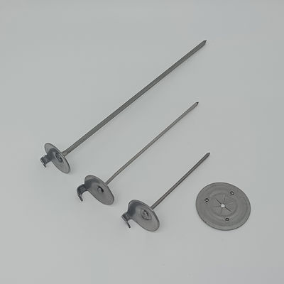 1.2mm-6mm Carbon Steel Duct Liner Cup Head Weld Pins For Insulation Fabrication