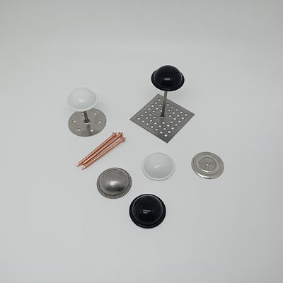 22mm/28mm/38mm Insulation Dome Caps Washers With Aluminum Or Stainless Steel Cap For Fixing